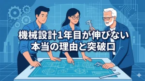 機械設計1年目が伸びない本当の理由と突破口