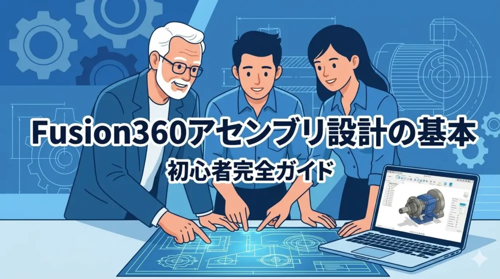 Fusion360アセンブリ設計の基本 初心者完全ガイド アイキャッチ画像