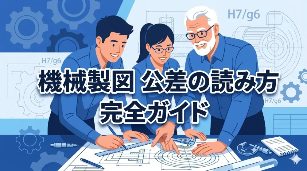 機械製図の公差の読み方 完全ガイド。初心者向けに寸法公差・はめあい・幾何公差の基礎から実践までを解説