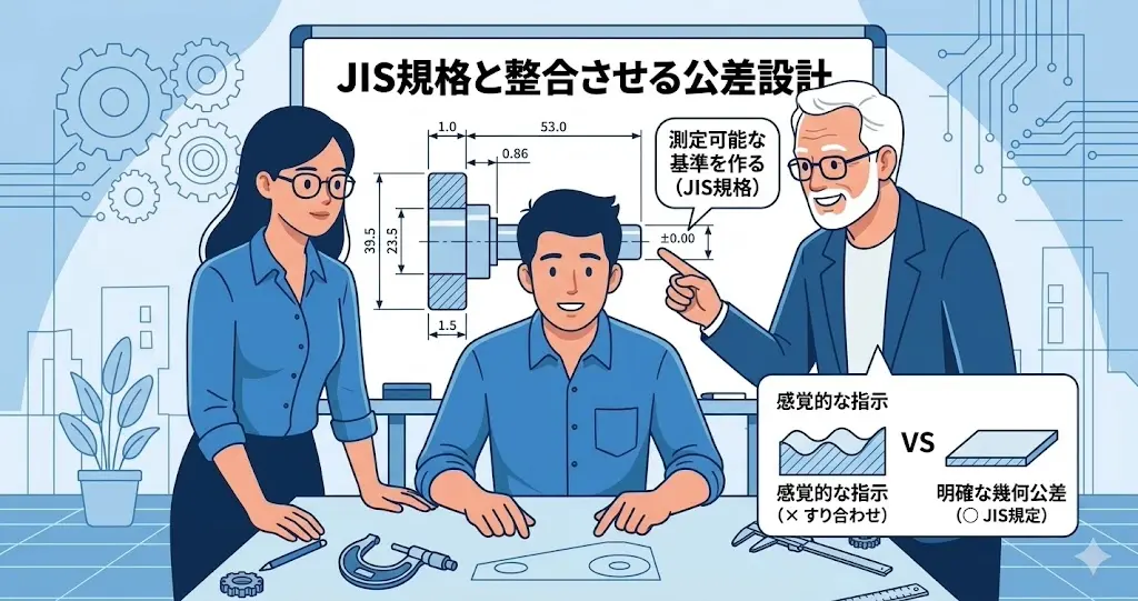 JIS B 0122の加工方法一覧にすり合わせがない図